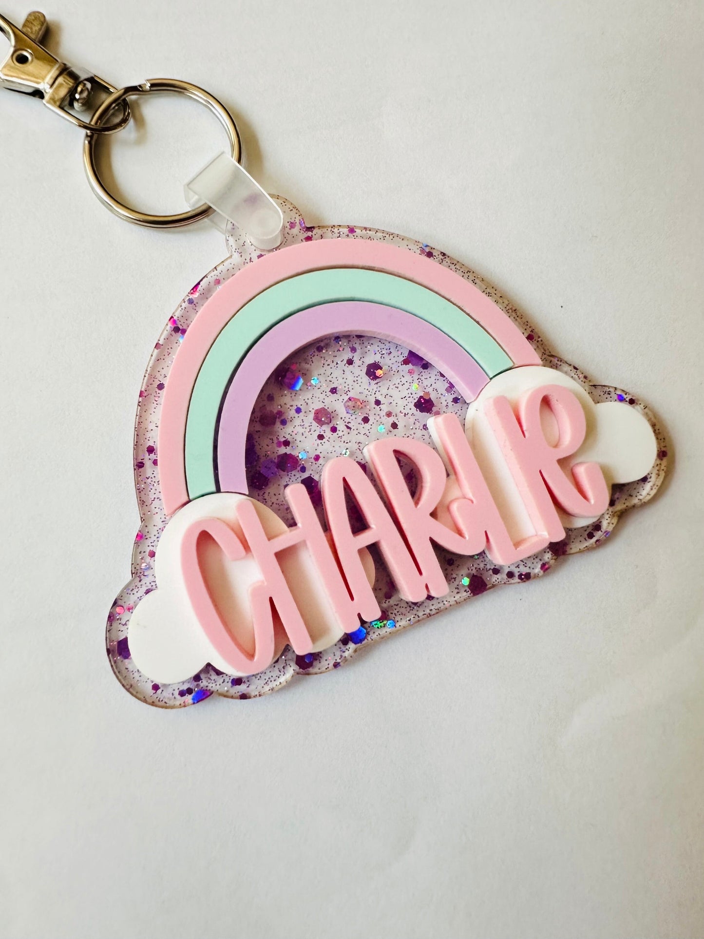 Rainbow Backpack Tag