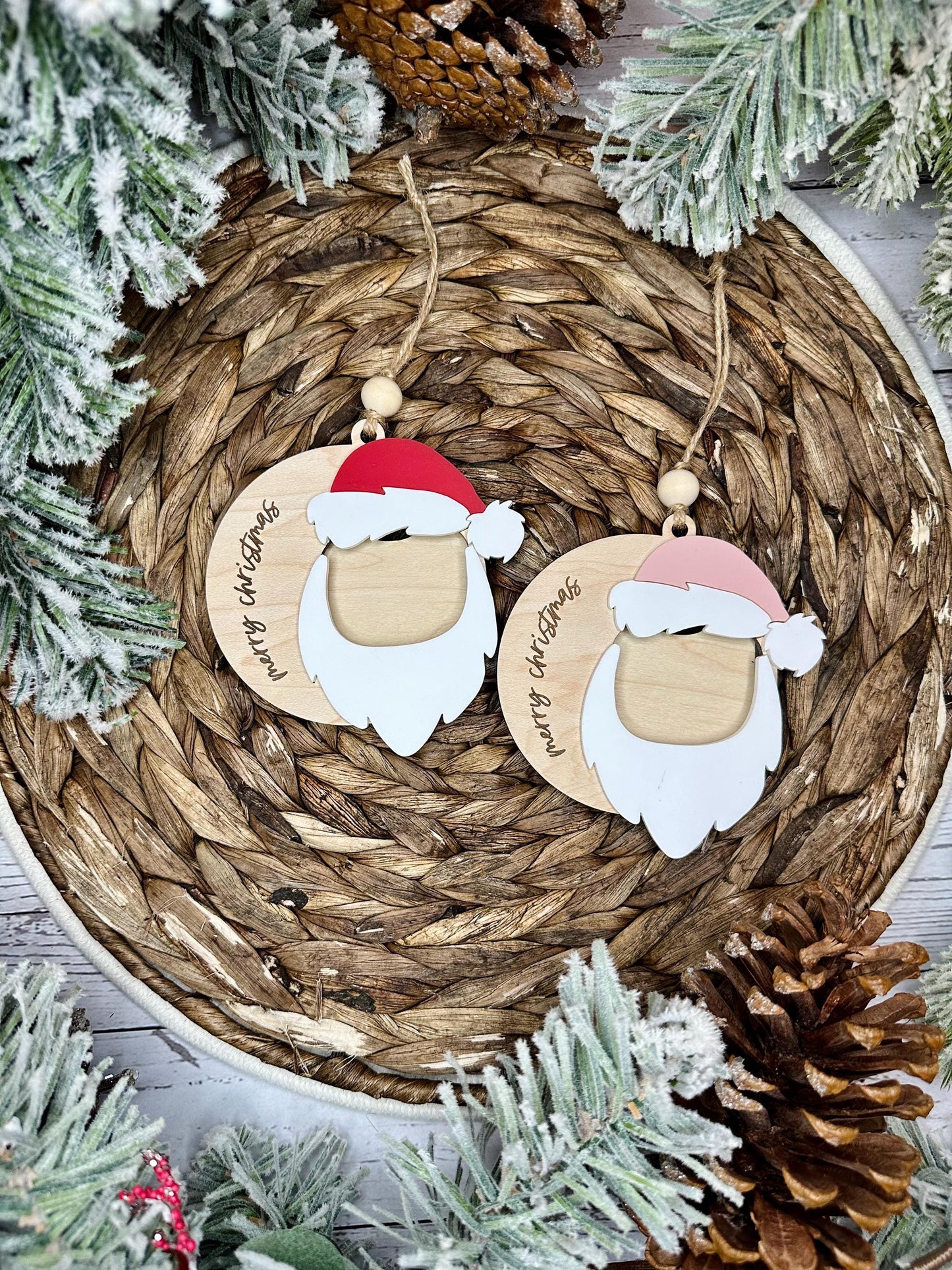 Santa Hat Photo Ornament