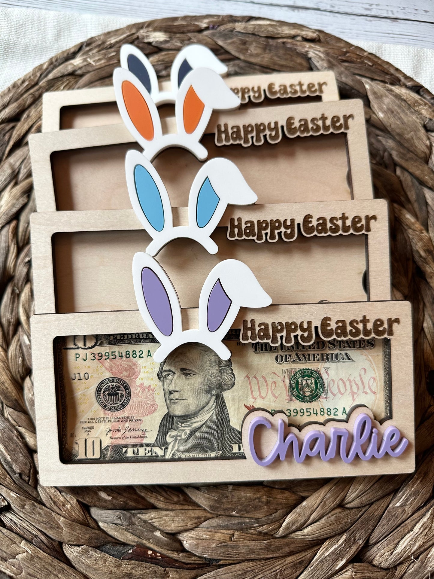 Easter Bunny Money Holder