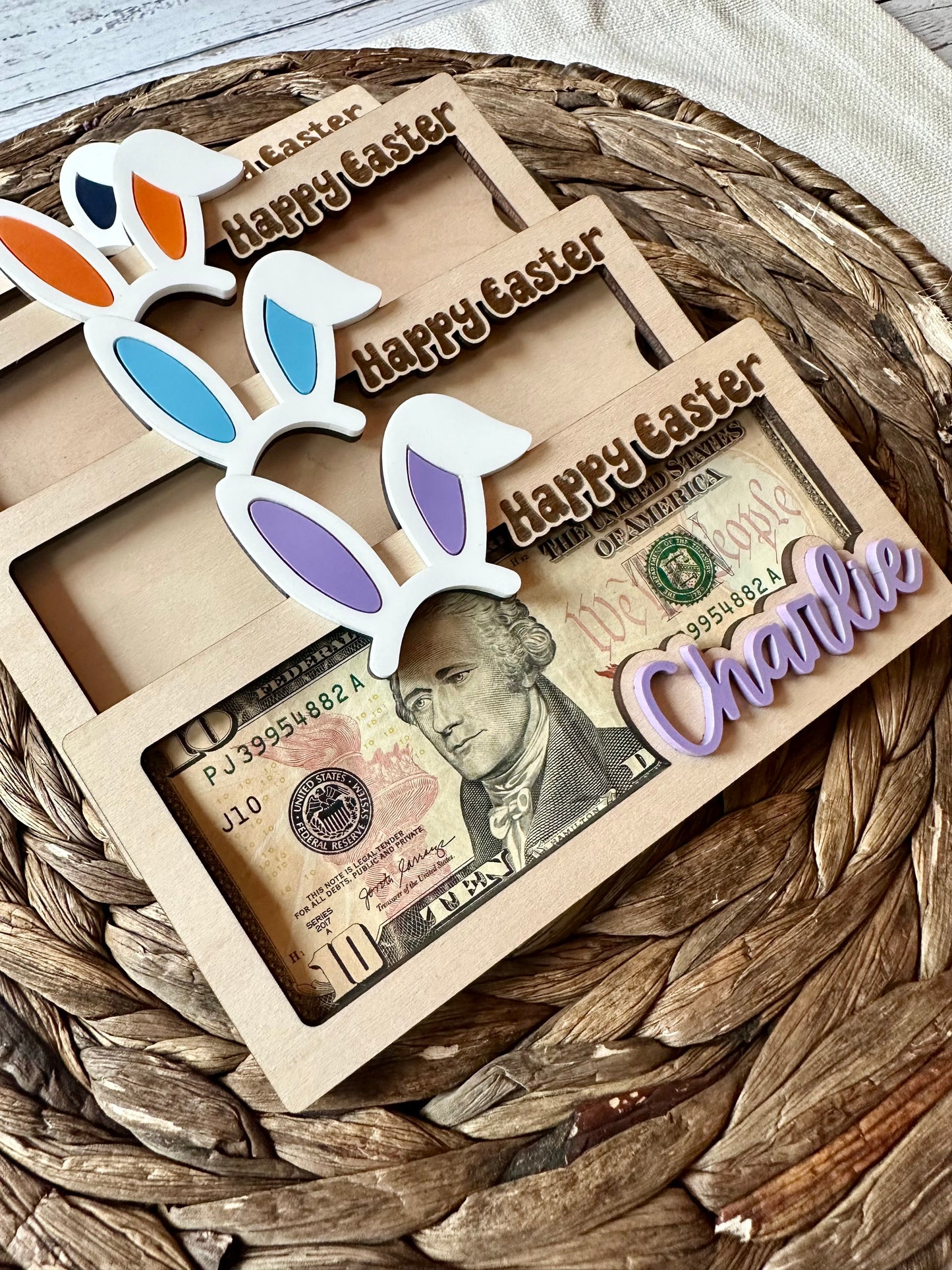 Easter Bunny Money Holder