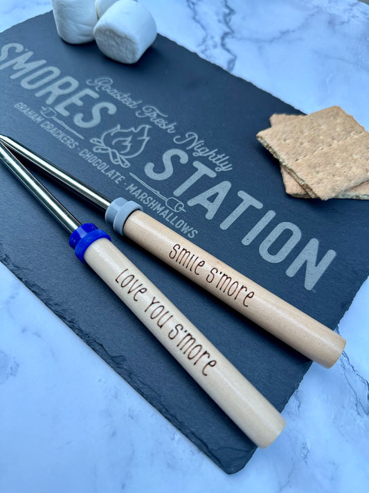 S’mores Slate Board & Roasting Sticks