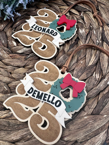 2025 Family Name Ornament