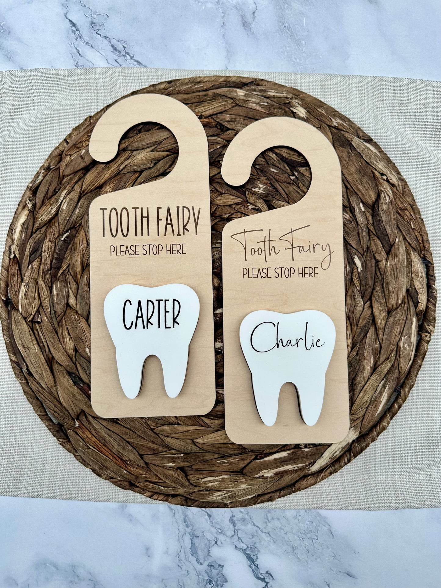 Personalized Tooth Fairy Door Hanger
