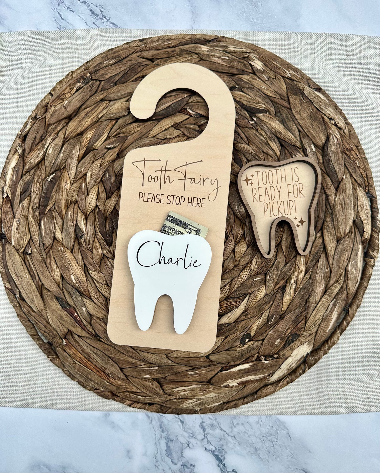 Personalized Tooth Fairy Door Hanger