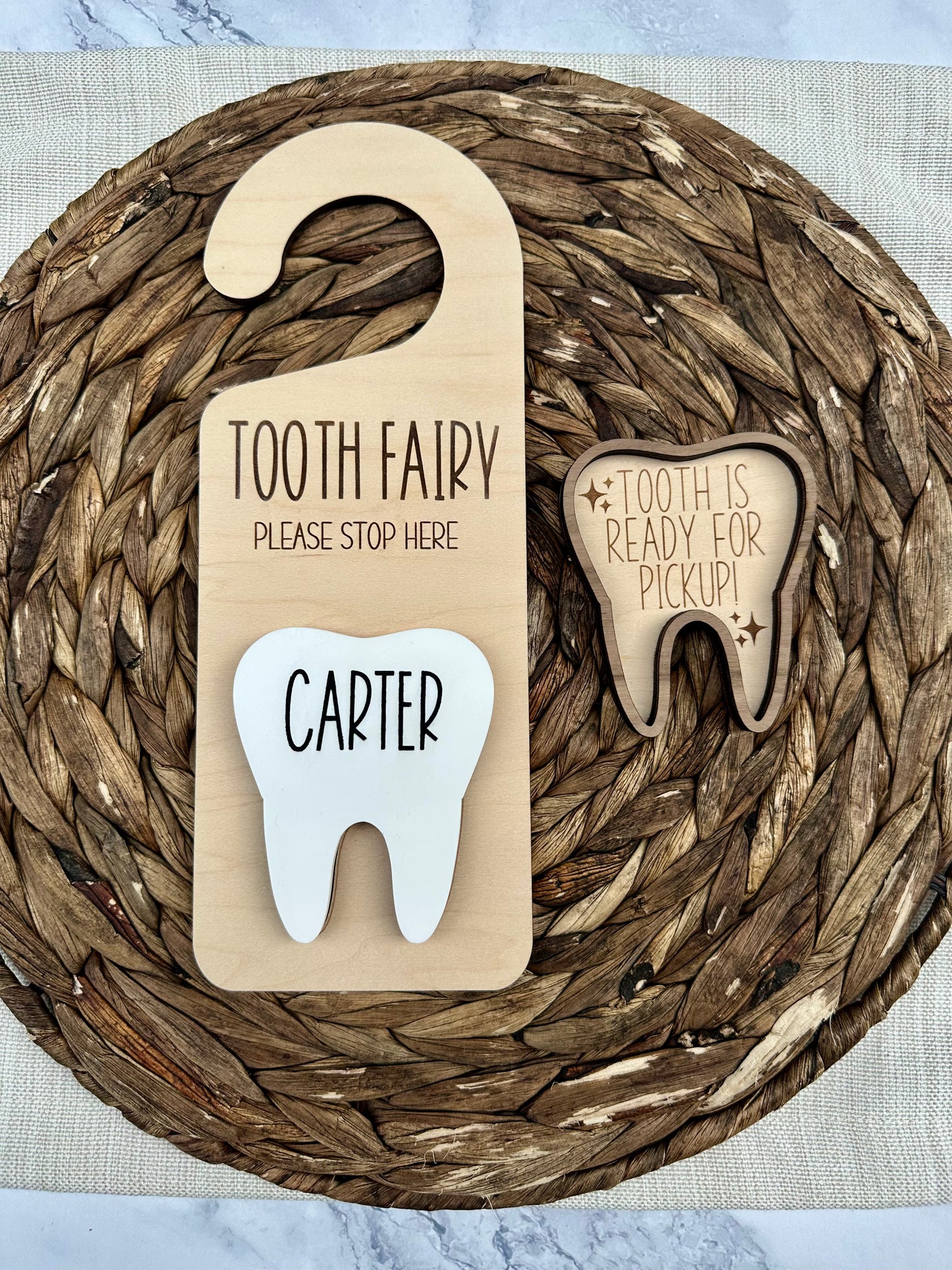 Personalized Tooth Fairy Door Hanger