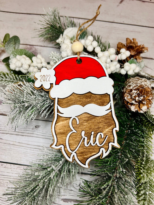 Personalized Santa Ornament