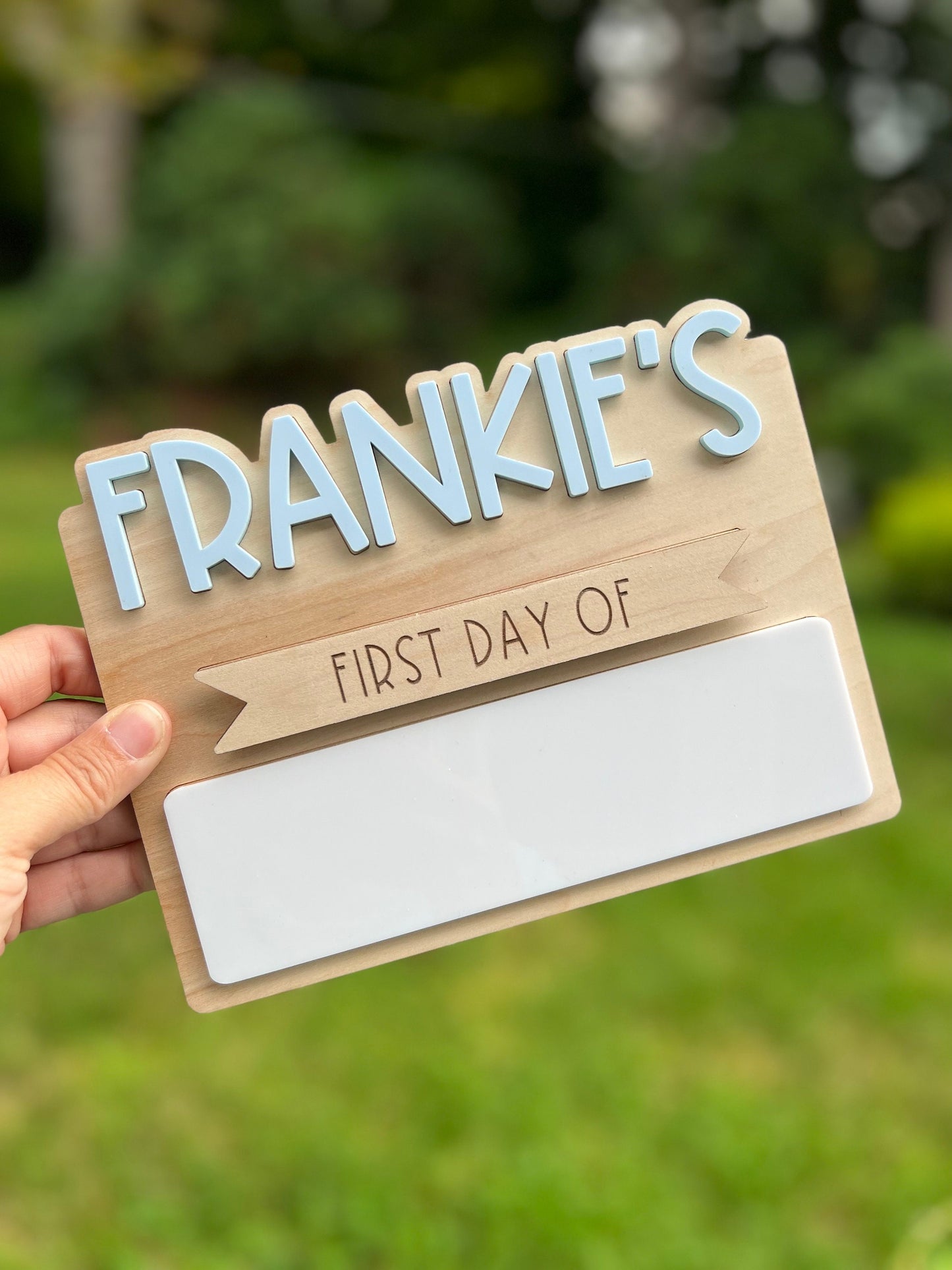 Interchangeable Back to School Sign