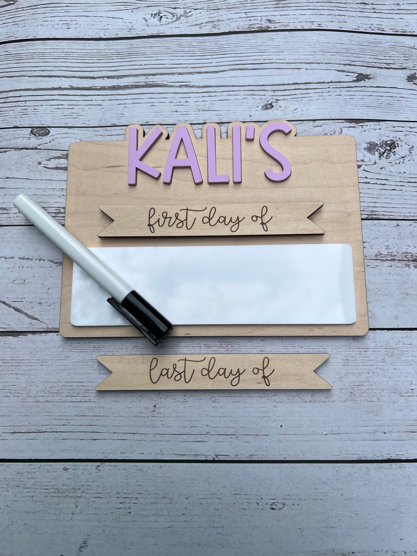 Interchangeable Back to School Sign