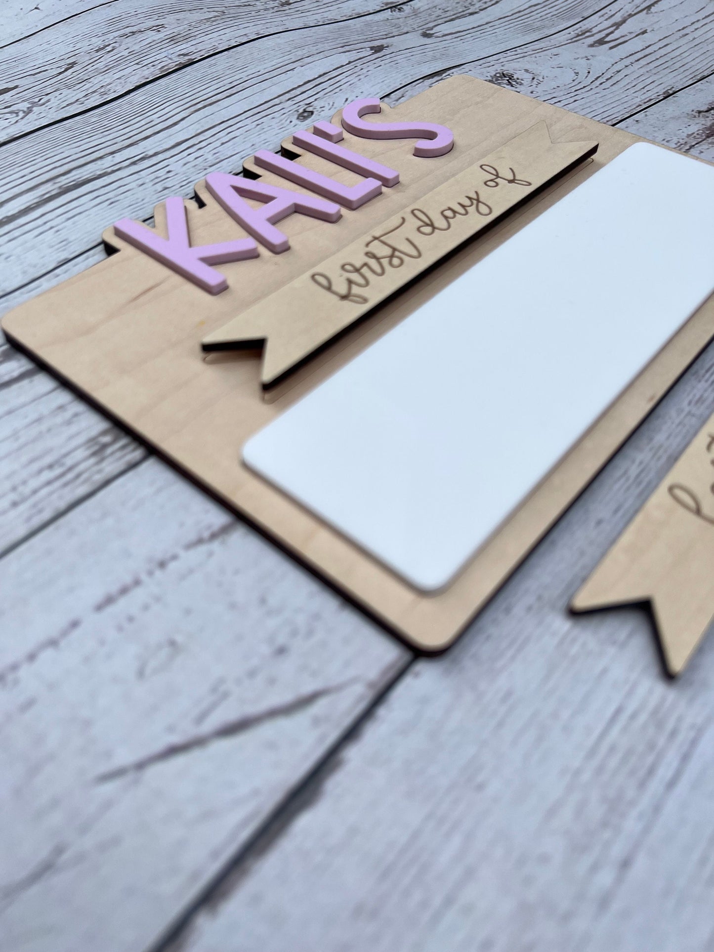 Interchangeable Back to School Sign