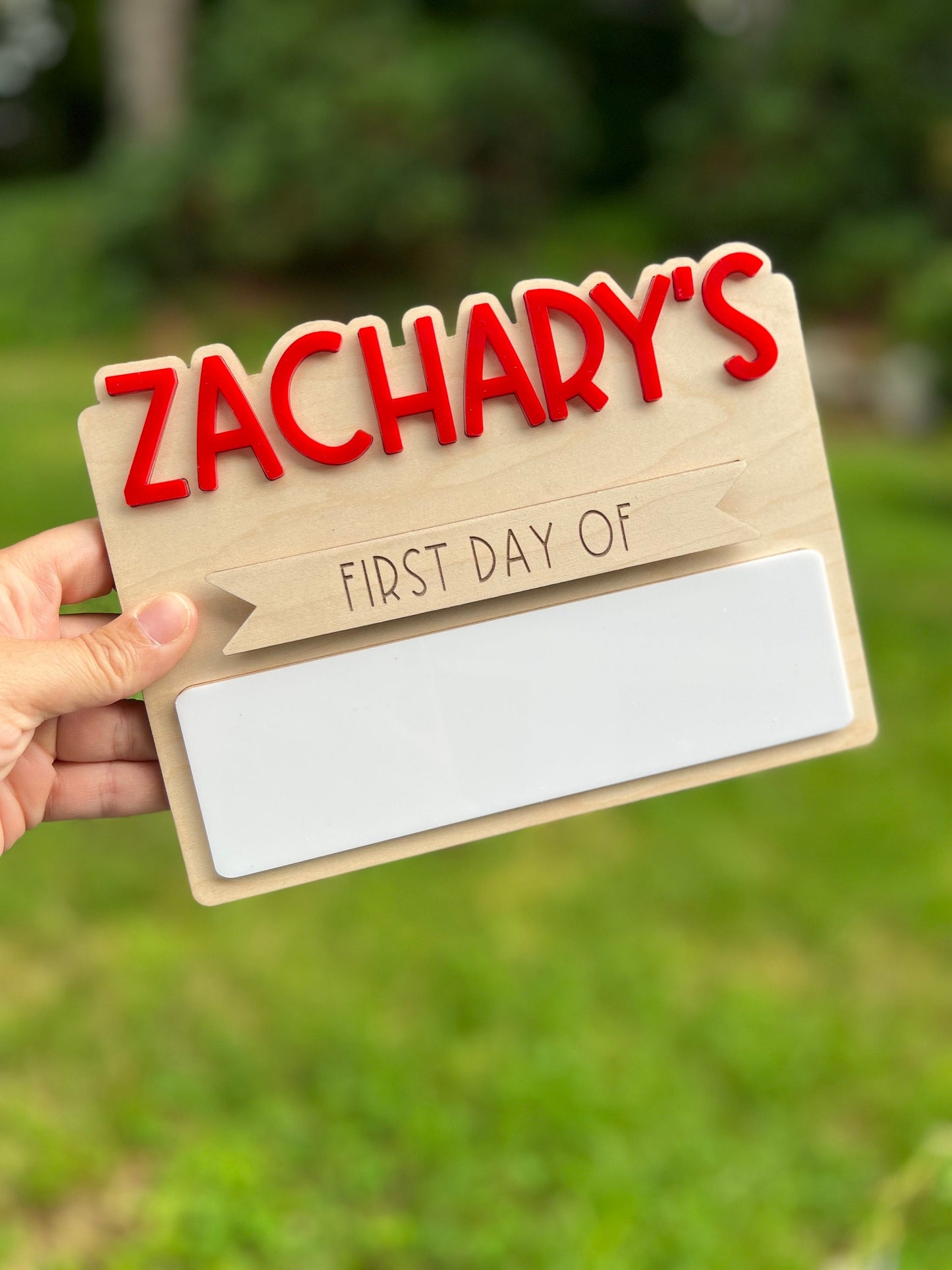 Interchangeable Back to School Sign