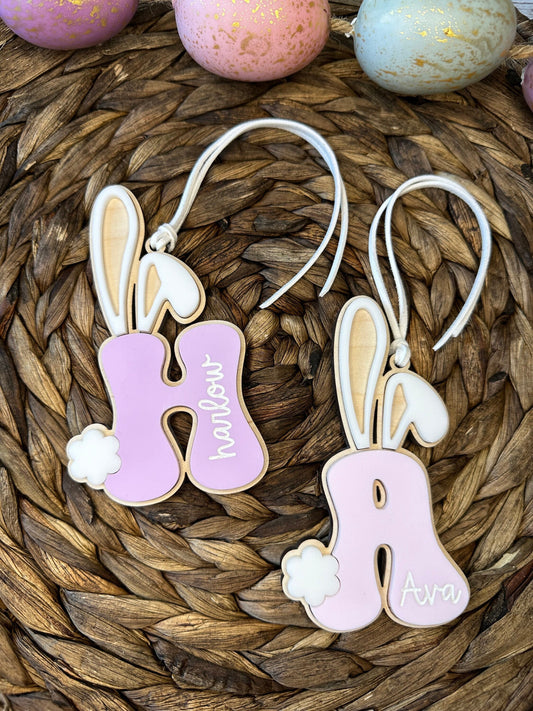 Personalized Easter Bunny Tag