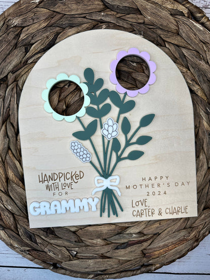 Mother's Day Flowers Photo Sign