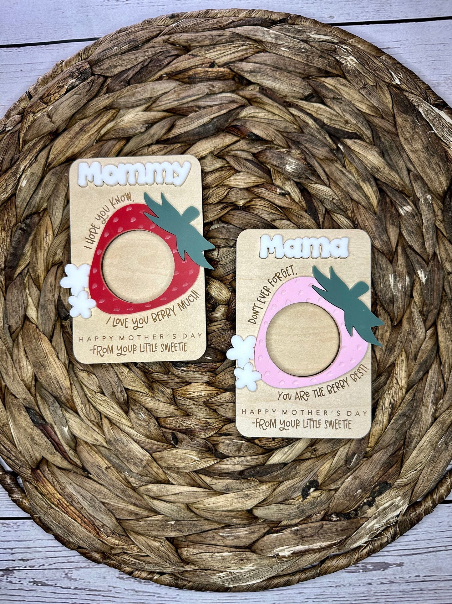 Strawberry Mother's Day Photo Magnet