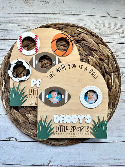 Father's Day Sports Photo Sign