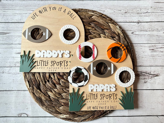 Father's Day Sports Photo Sign