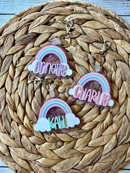 Rainbow Backpack Tag