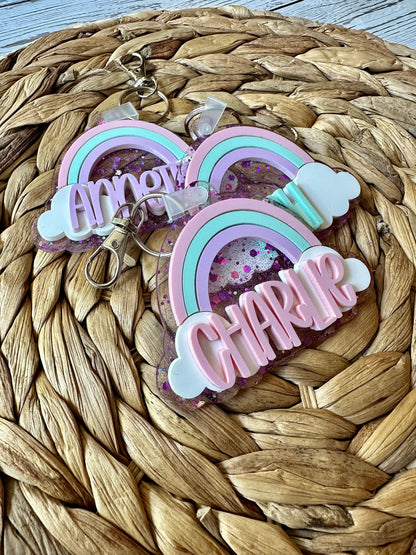 Rainbow Backpack Tag