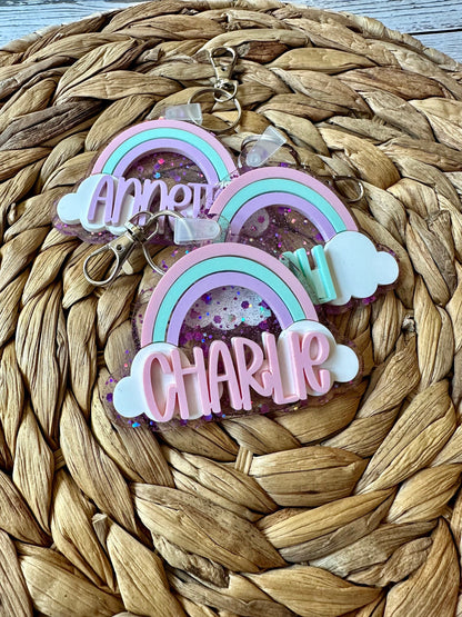 Rainbow Backpack Tag