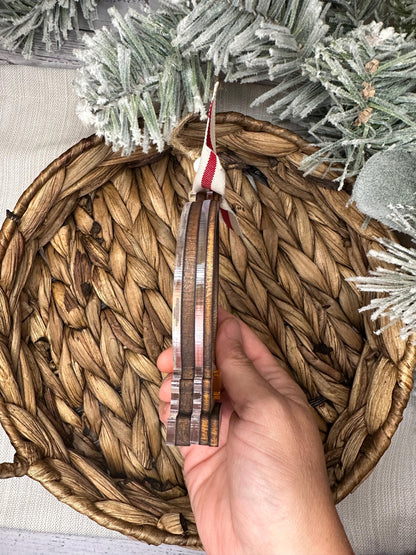 Personalized Gingerbread Snow Globe Ornament