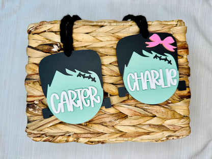 Frankenstein Boo Basket Tag