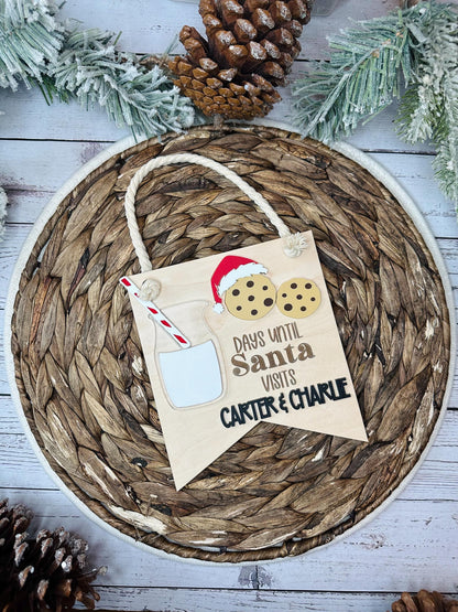 Santa Countdown Sign