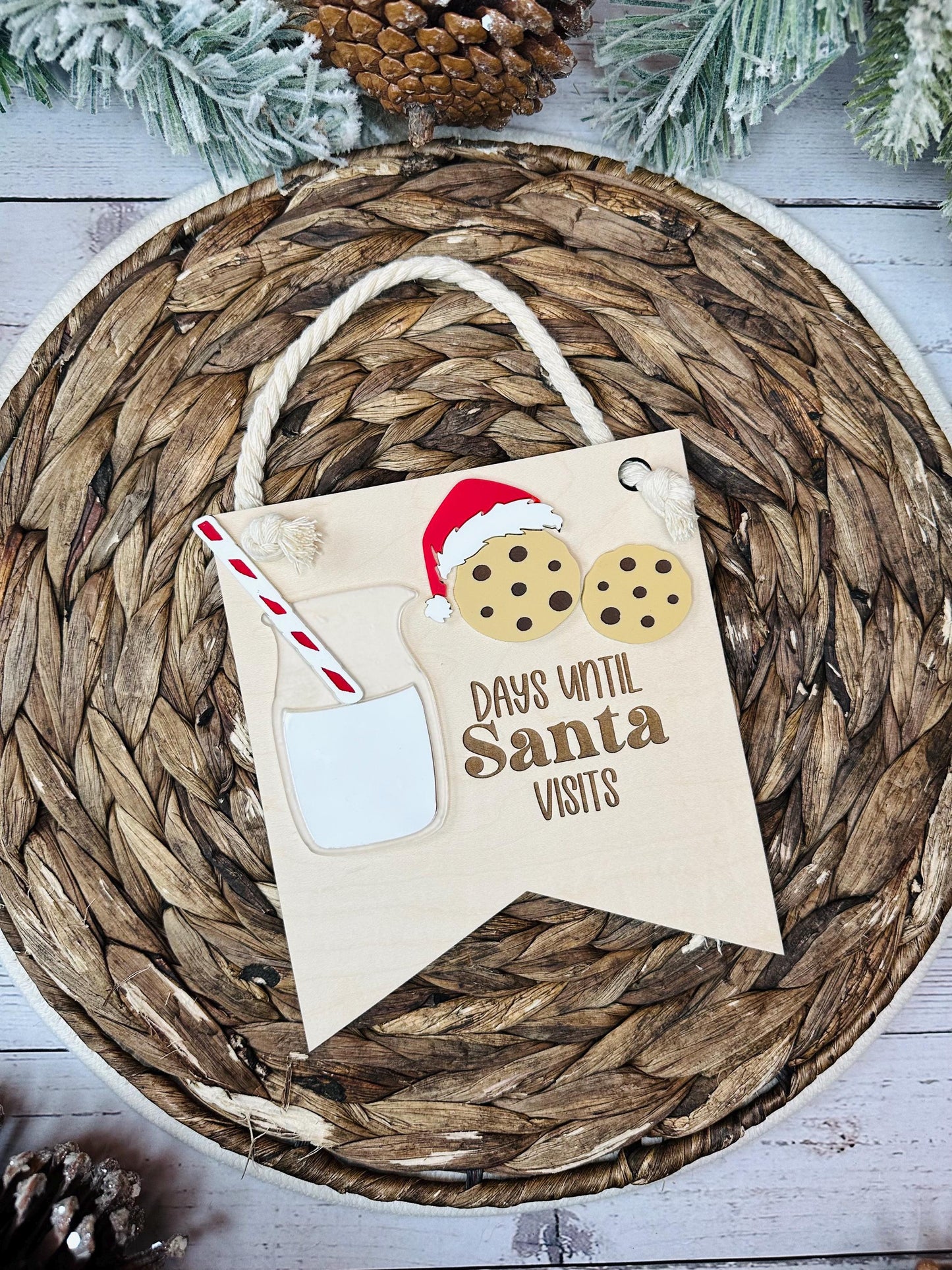 Santa Countdown Sign