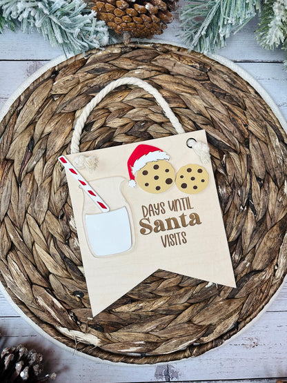 Santa Countdown Sign