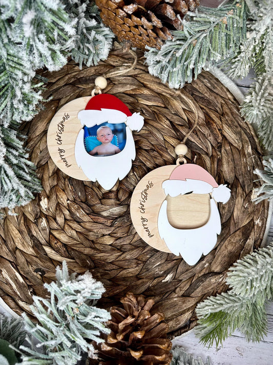 Santa Hat Photo Ornament