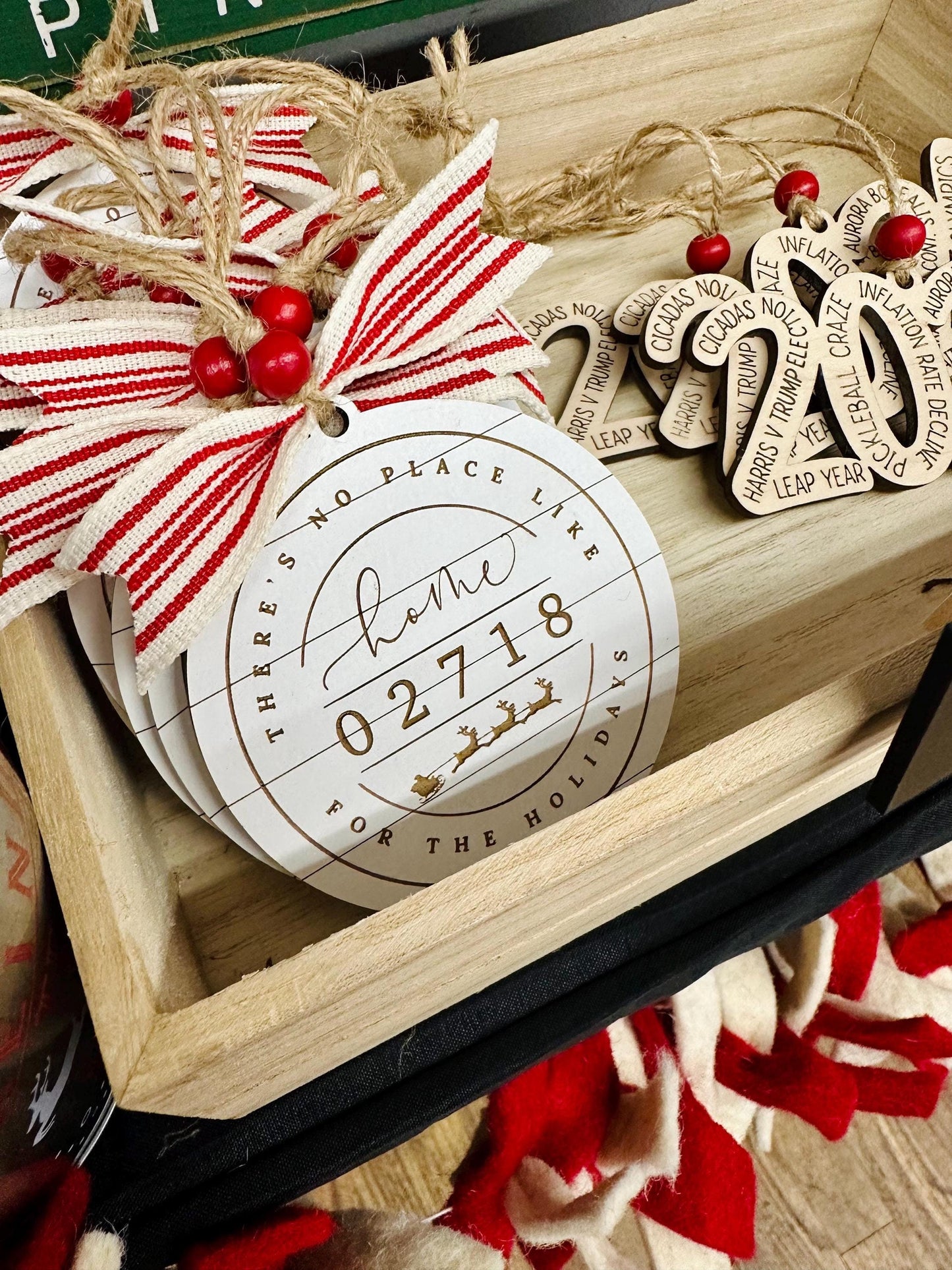 There's No Place Like Home Zip Code Ornament